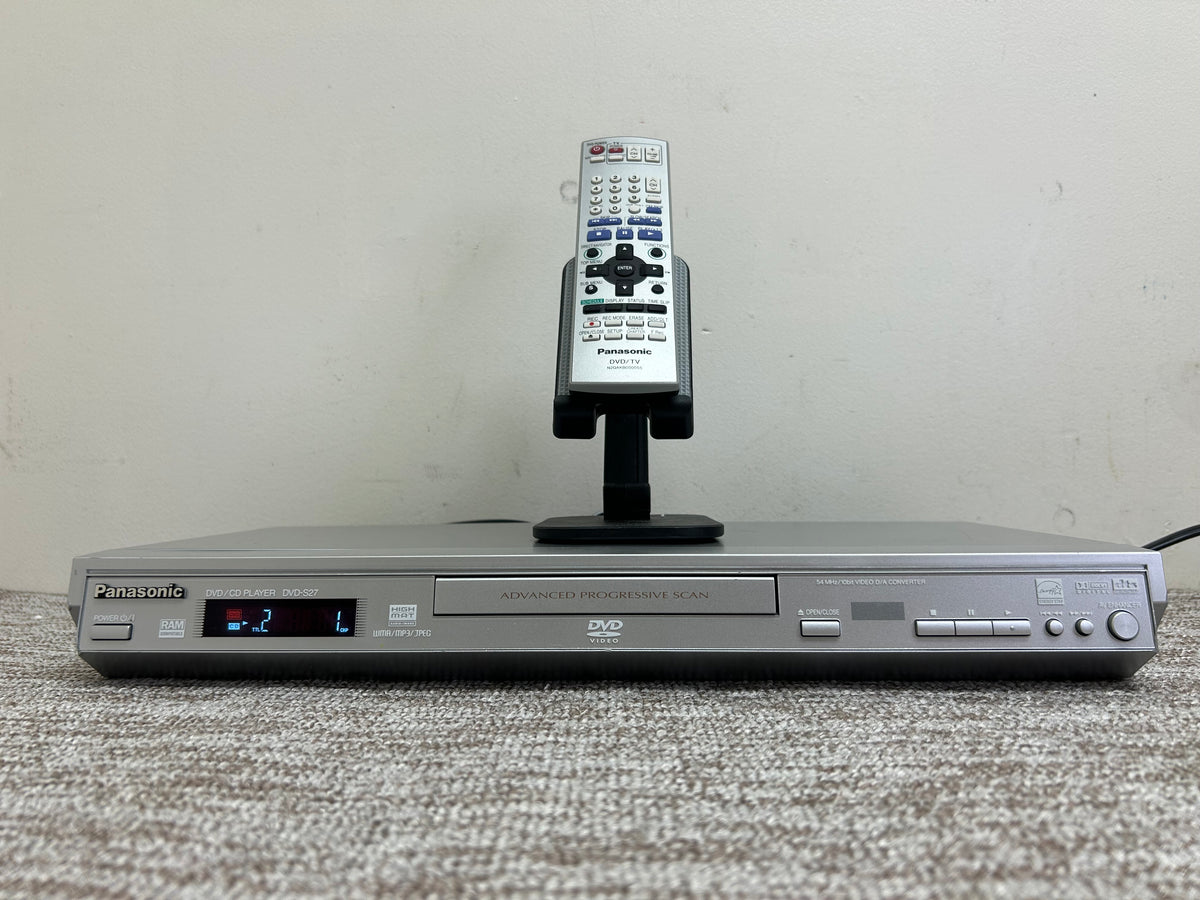 Panasonic DVD-S27 CD/DVD Player * Remote * Fully Serviced * New Belts