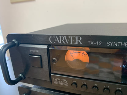 Carver Combo - CM-1090 Integrated Amplifier - TX-12 Stereo Tuner