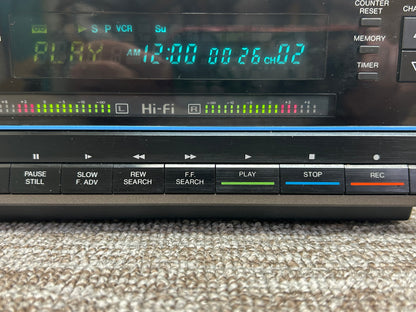 Magnavox VR-9664 Hi-Fi Stereo VHS Video Recorder * Fully Serviced * New Belts