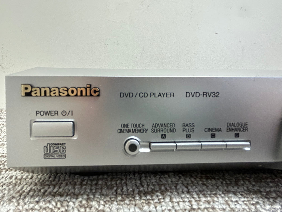 Panasonic DVD-RV32 CD/DVD Player * Fully Serviced * New Belts