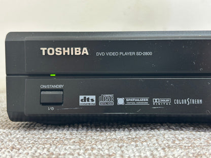 Toshiba SD-2800KU CD/DVD Player * Fully Serviced * Remote