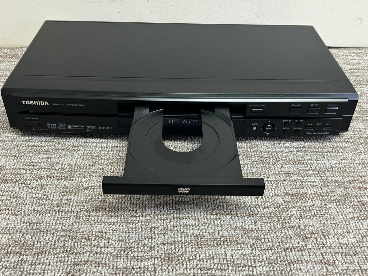 Toshiba SD-2800KU CD/DVD Player * Fully Serviced * Remote