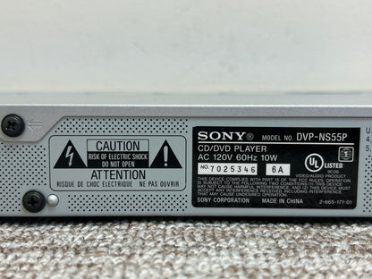 Sony DVP-NS55P CD/DVD Player * Fully Serviced * Remote