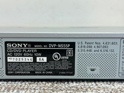 Sony DVP-NS55P CD/DVD Player * Fully Serviced * Remote