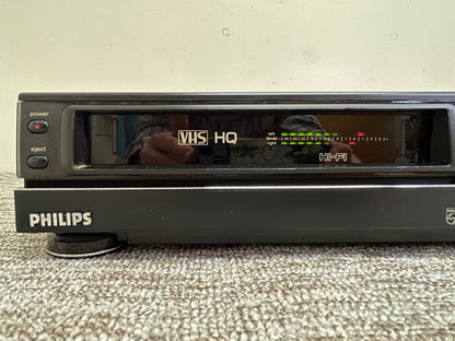 Philips VR6585 VHS HQ Hi-Fi Stereo Video Cassette Recorder * Fully Serviced * New Belts