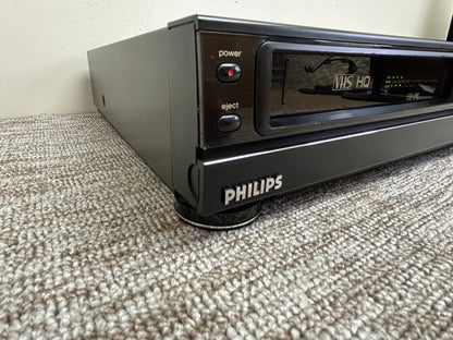 Philips VR6585 VHS HQ Hi-Fi Stereo Video Cassette Recorder * Fully Serviced * New Belts