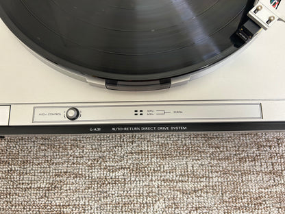 JVC L-A31 Auto Return Direct Drive Turntable * Fully Serviced * Good Audio Technica Cartridge