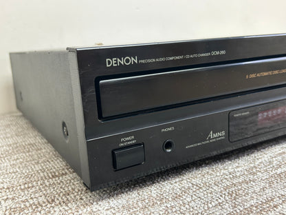 Denon DCM-260 CD Carousel * 5 Discs * Remote * Fully Serviced * New Belts