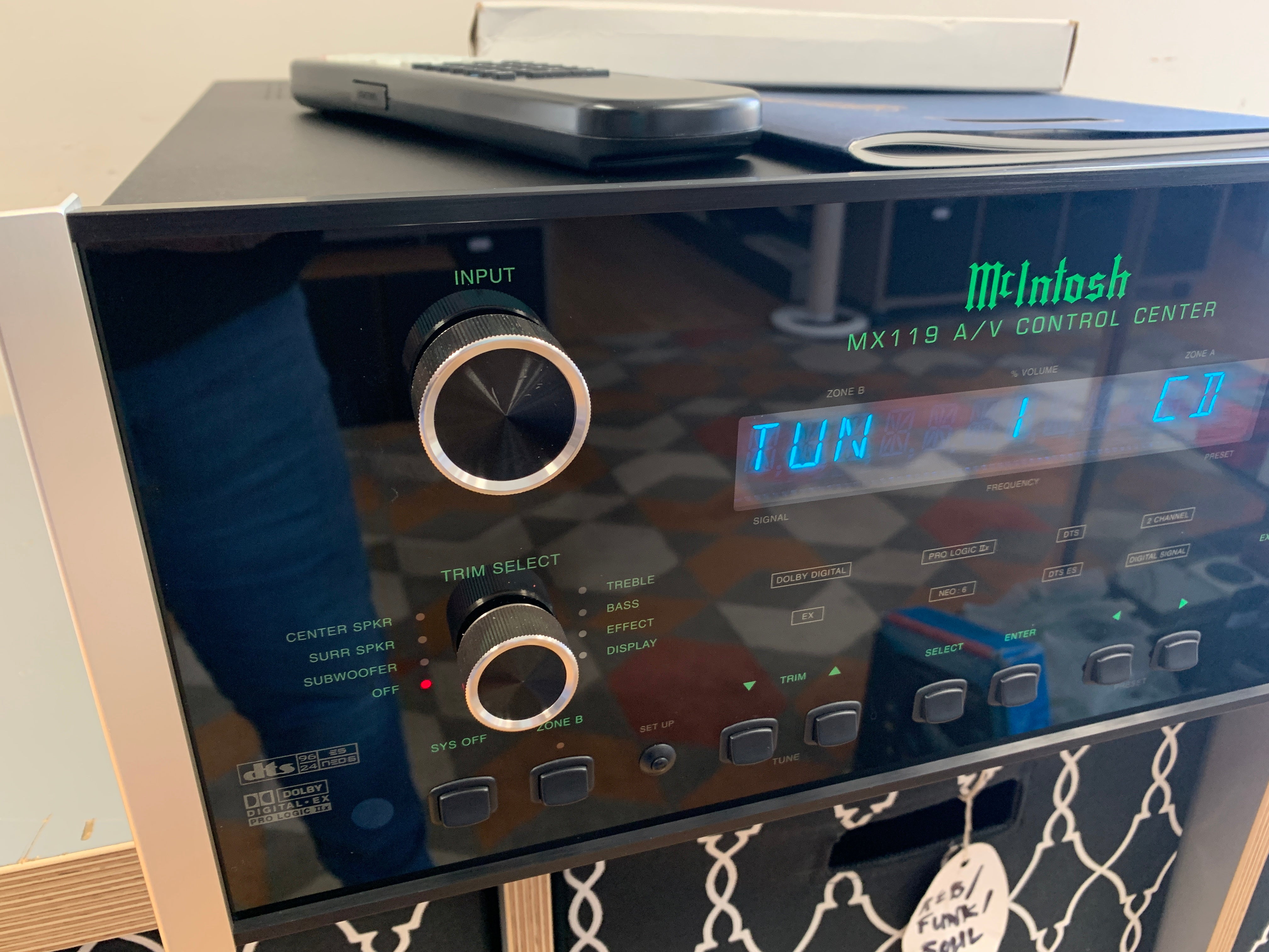 McIntosh MX119 Stereo Preamplifier * Tuner Board * Remote * Manual * Box * $100 USA Flat Shipping