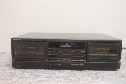 80's Blast !!! Complete Serviced Technics Stereo System !!! Amp, Cassette, CD, Turntable and Speakers ! Mint with Remote !!