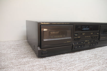 80's Blast !!! Complete Serviced Technics Stereo System !!! Amp, Cassette, CD, Turntable and Speakers ! Mint with Remote !!