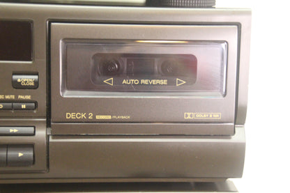 80's Blast !!! Complete Serviced Technics Stereo System !!! Amp, Cassette, CD, Turntable and Speakers ! Mint with Remote !!