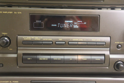 80's Blast !!! Complete Serviced Technics Stereo System !!! Amp, Cassette, CD, Turntable and Speakers ! Mint with Remote !!