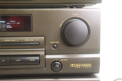 80's Blast !!! Complete Serviced Technics Stereo System !!! Amp, Cassette, CD, Turntable and Speakers ! Mint with Remote !!