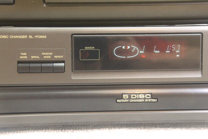 80's Blast !!! Complete Serviced Technics Stereo System !!! Amp, Cassette, CD, Turntable and Speakers ! Mint with Remote !!