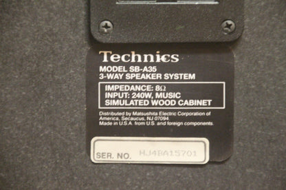 80's Blast !!! Complete Serviced Technics Stereo System !!! Amp, Cassette, CD, Turntable and Speakers ! Mint with Remote !!