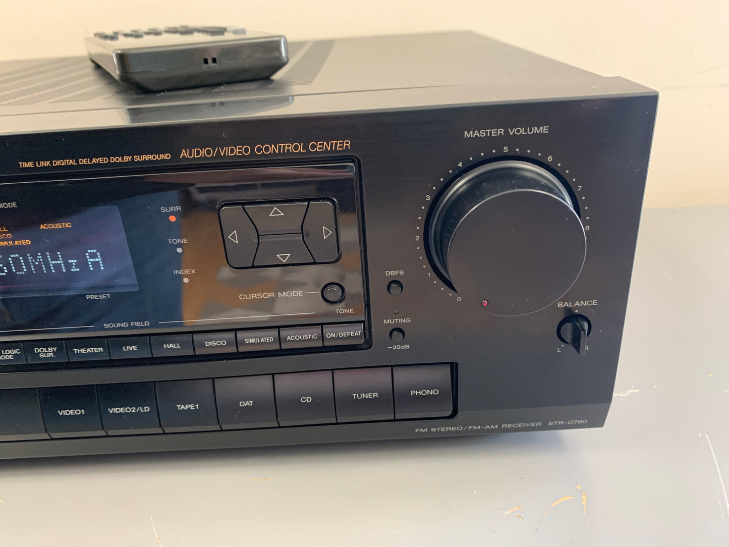 Sony STR-D790 Stereo Receiver * Remote Control * 80W RMS * 1992