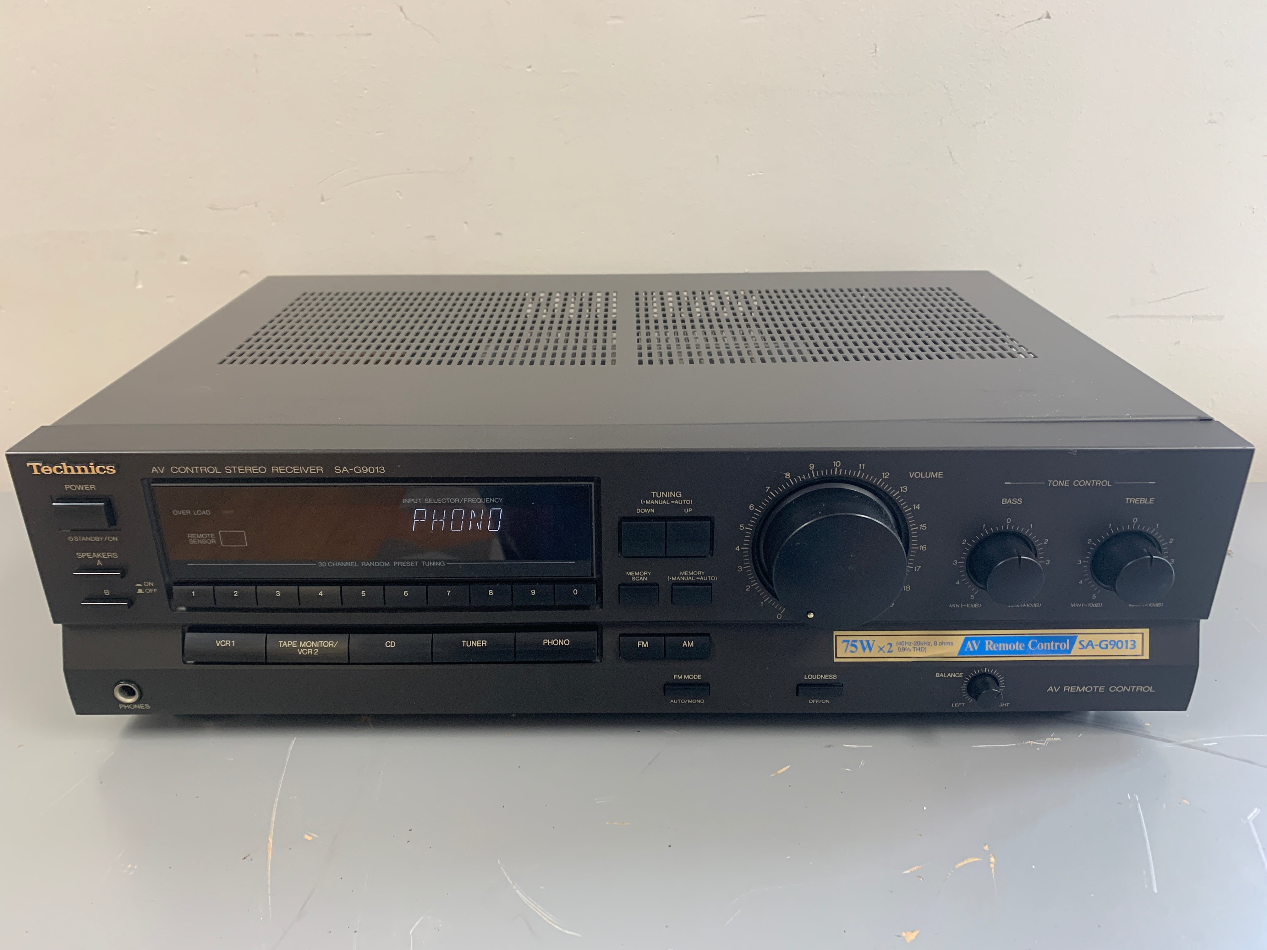 Technics SA-G9013 Stereo Receiver * 75W RMS – The Turntable Store