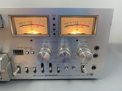 Pioneer CT-F-1000 Single Cassette Deck * Recapped in 2020 * Serviced * $100 USA Flat Shipping