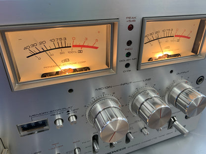 Pioneer CT-F-1000 Single Cassette Deck * Recapped in 2020 * Serviced * $100 USA Flat Shipping