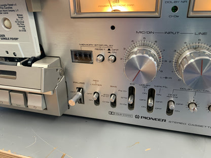 Pioneer CT-F-1000 Single Cassette Deck * Recapped in 2020 * Serviced * $100 USA Flat Shipping