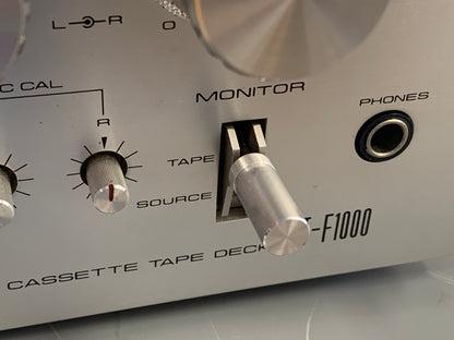 Pioneer CT-F-1000 Single Cassette Deck * Recapped in 2020 * Serviced * $100 USA Flat Shipping