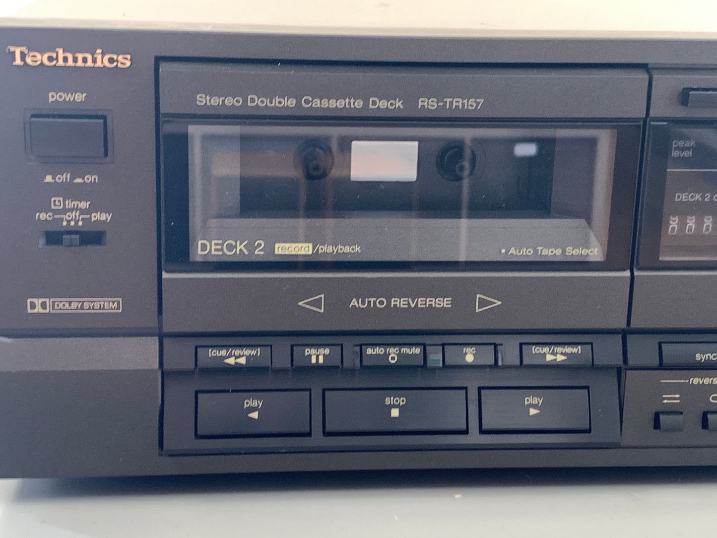 Technics RS-TR157 Double Cassette Deck