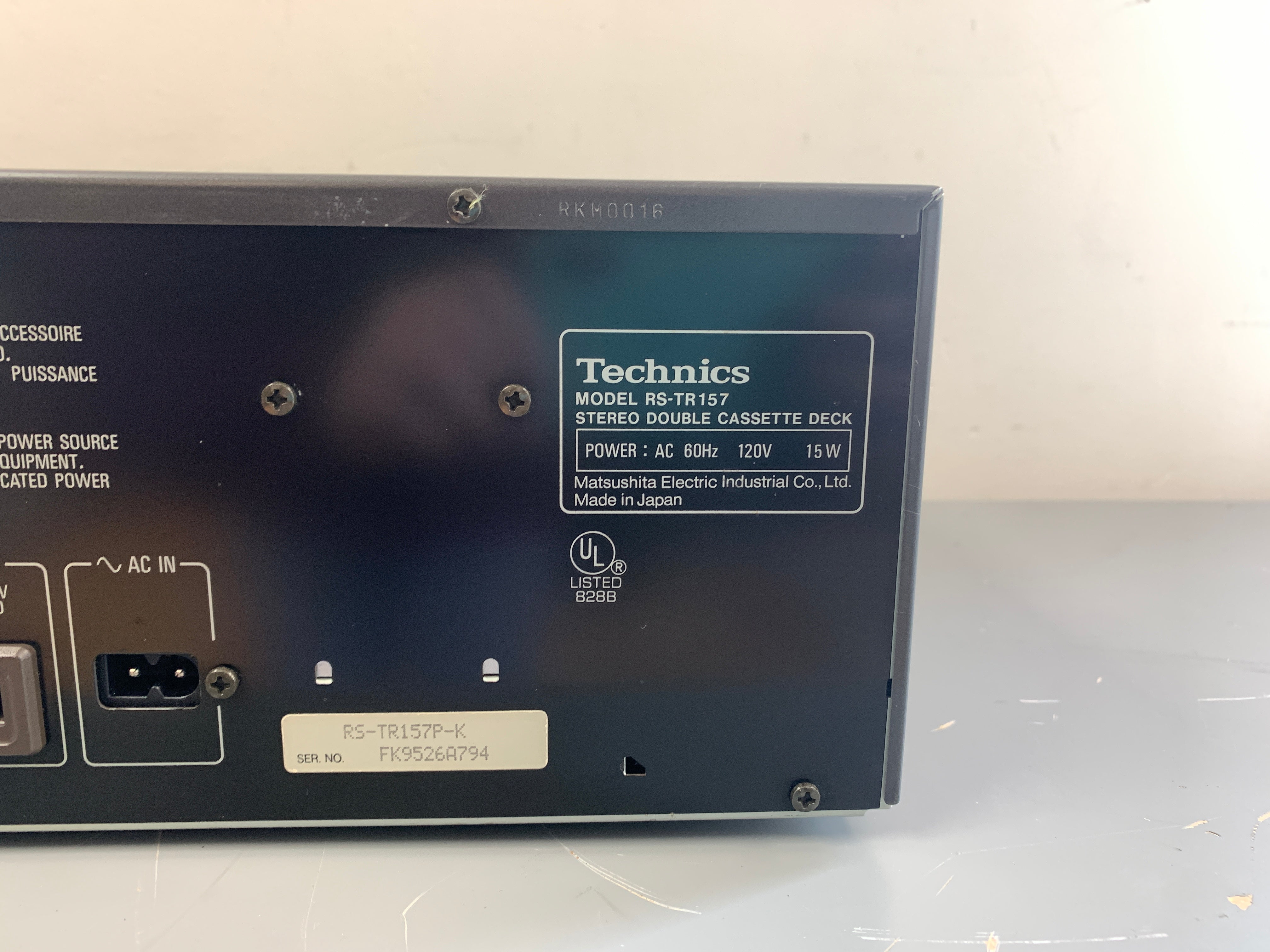 Technics RS-TR157 Double Cassette Deck – The Turntable Store
