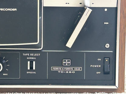 Sony TC-280 Reel to Reel Deck * Fully Serviced * Tape Reels are NOT included *