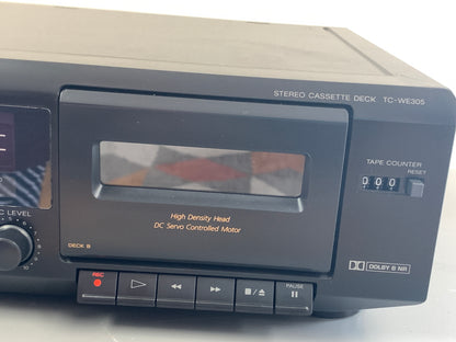 Sony TC-WE305 Double Cassette Deck * New Belts