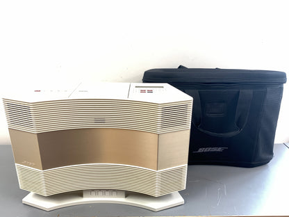 Bose Acoustic Wave CD-3000 Radio CD Player * PD2 Pedestal * Carrying Bag