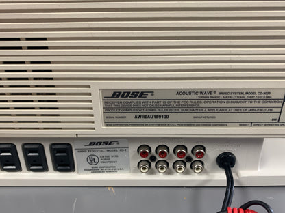 Bose Acoustic Wave CD-3000 Radio CD Player * PD2 Pedestal * Carrying Bag