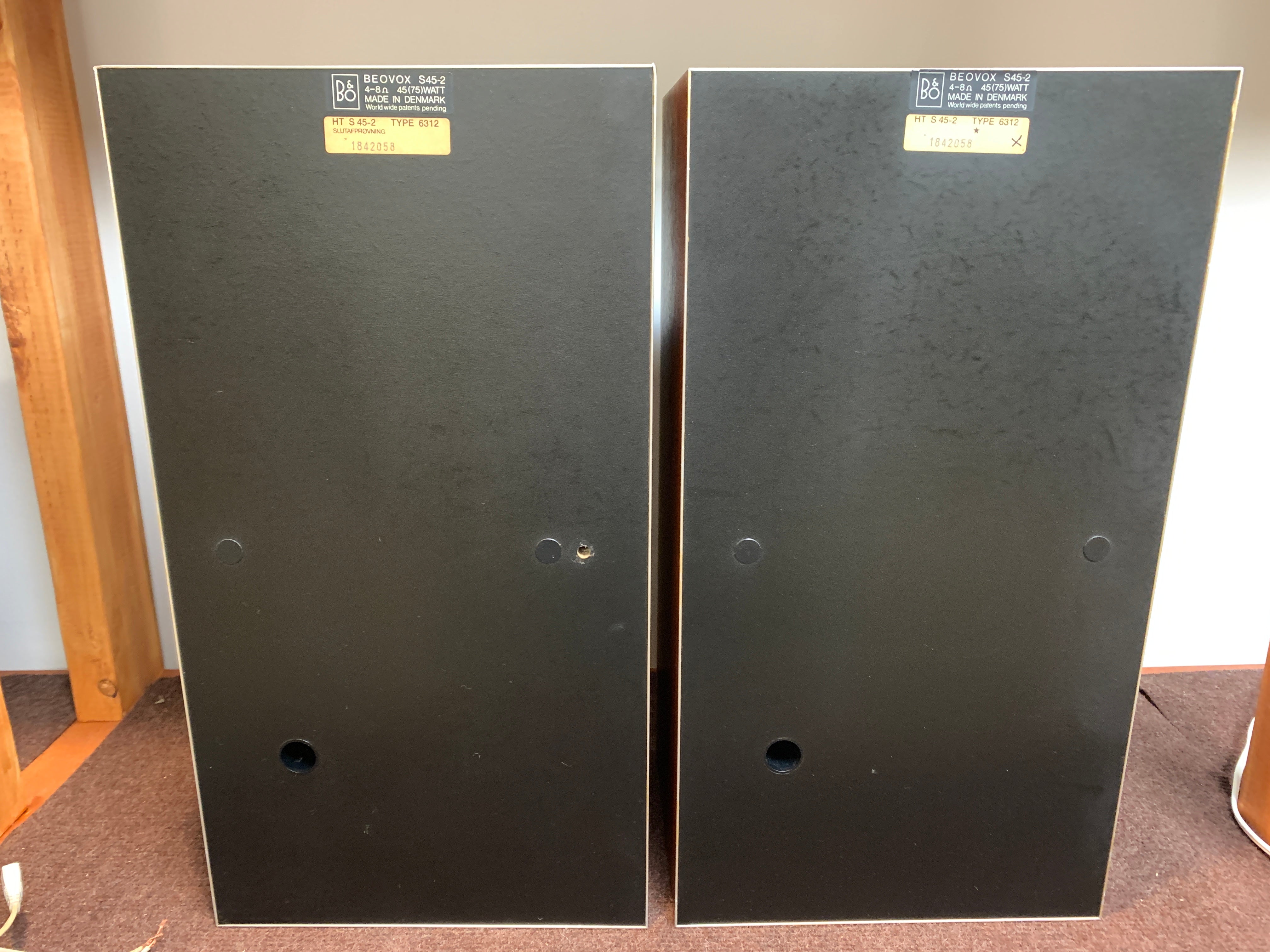 【希少ビンテージ】B&O BEOVOX S45-2 ペア 動作品 希少ビンテージ】B&O BEOVOX S45-2 ペア 動作品 Bang & Olufsen