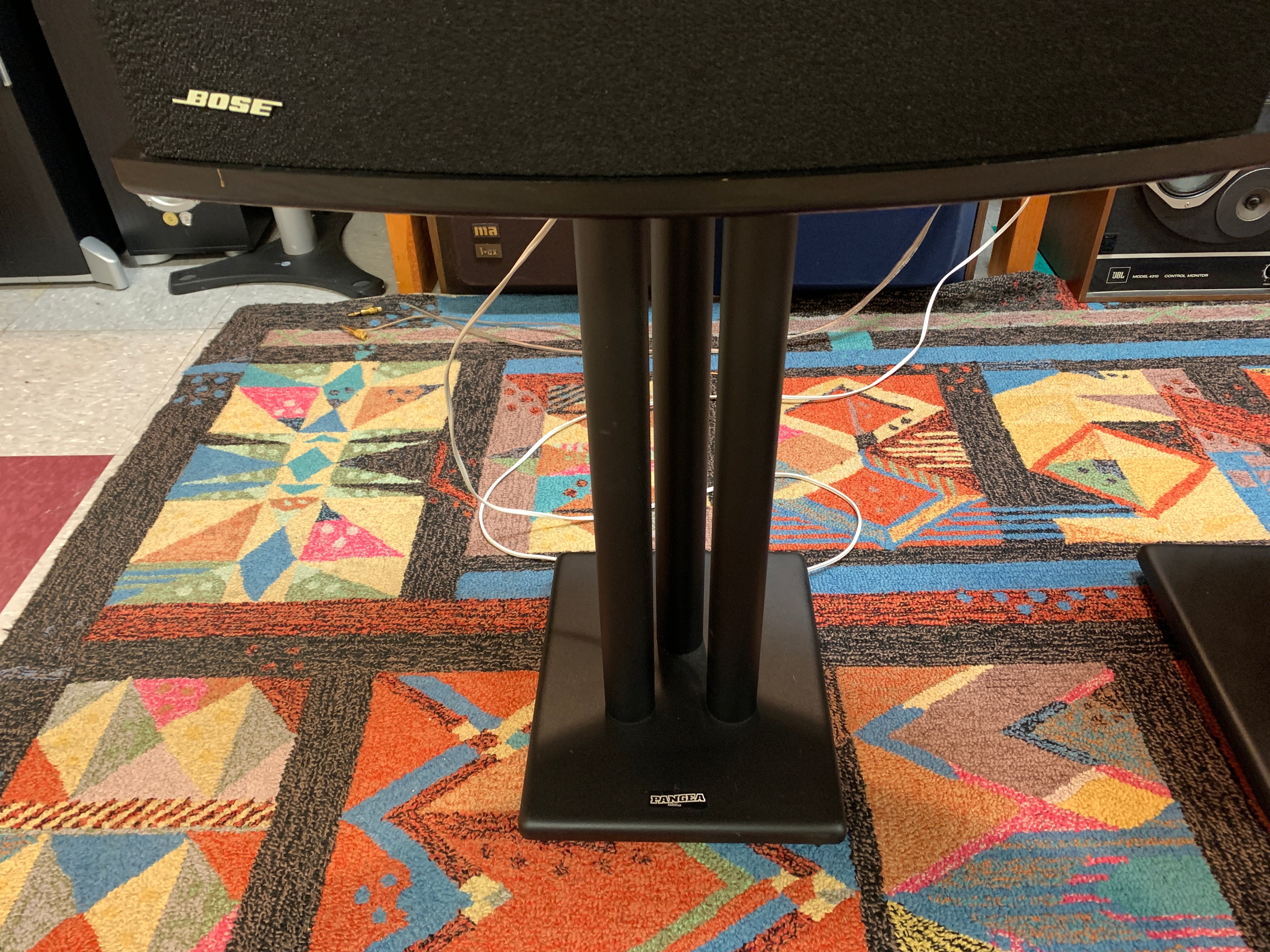 Bose 901 Series VI Black with Pangea Stands & Equalizer – The