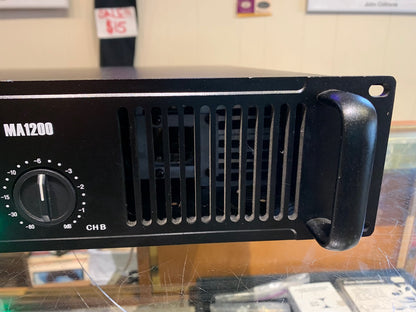 BRG MA-1200 Pro Power Amplifier * 500W 4 Ohm