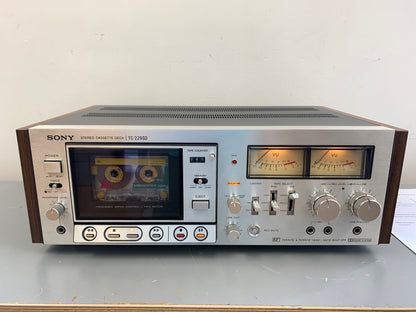 Sony TC-229SD Single Cassette Deck * Fully Serviced !