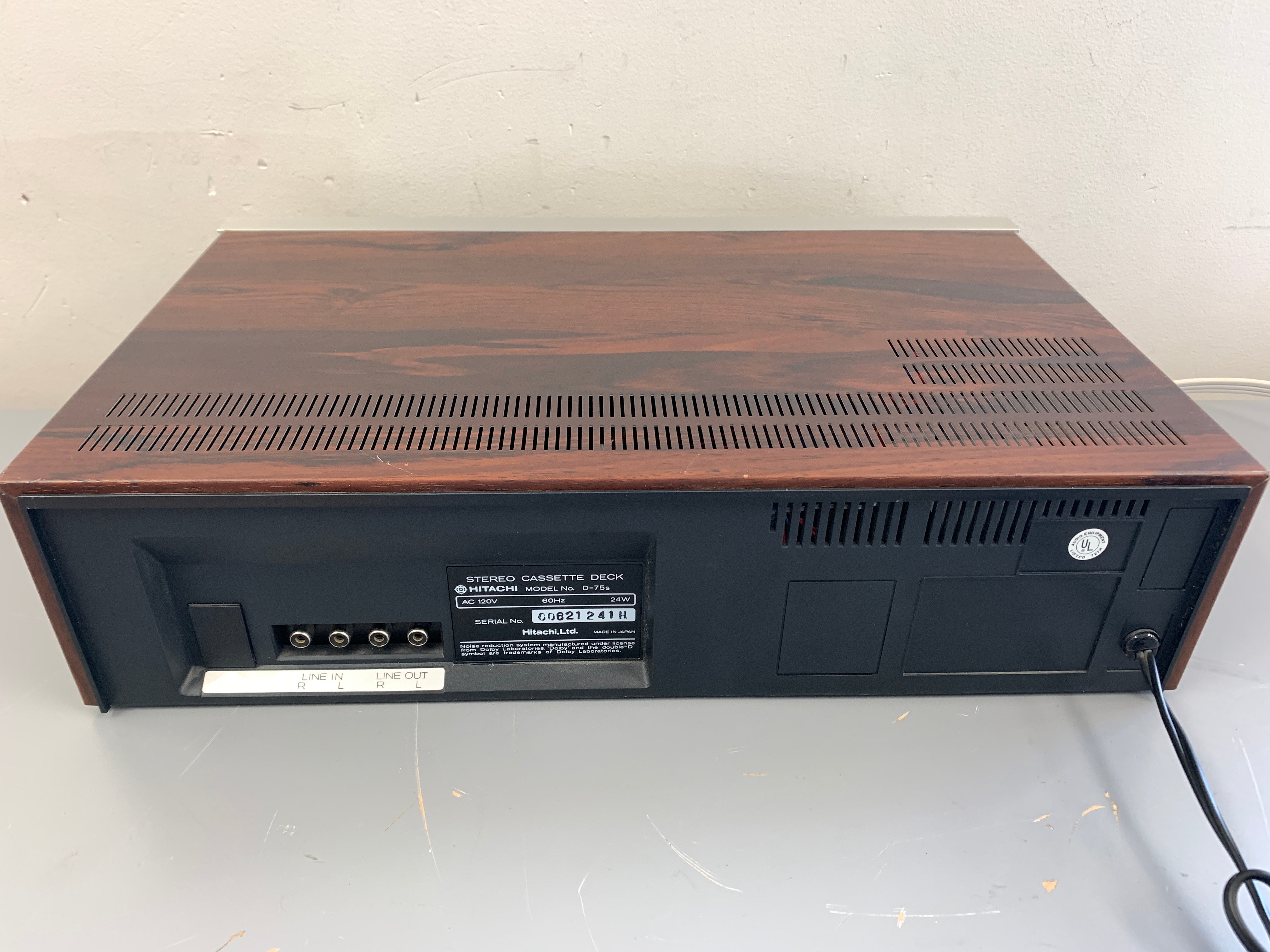 Hitachi D-75S Single Cassette Deck * Fully Serviced !!!! – The