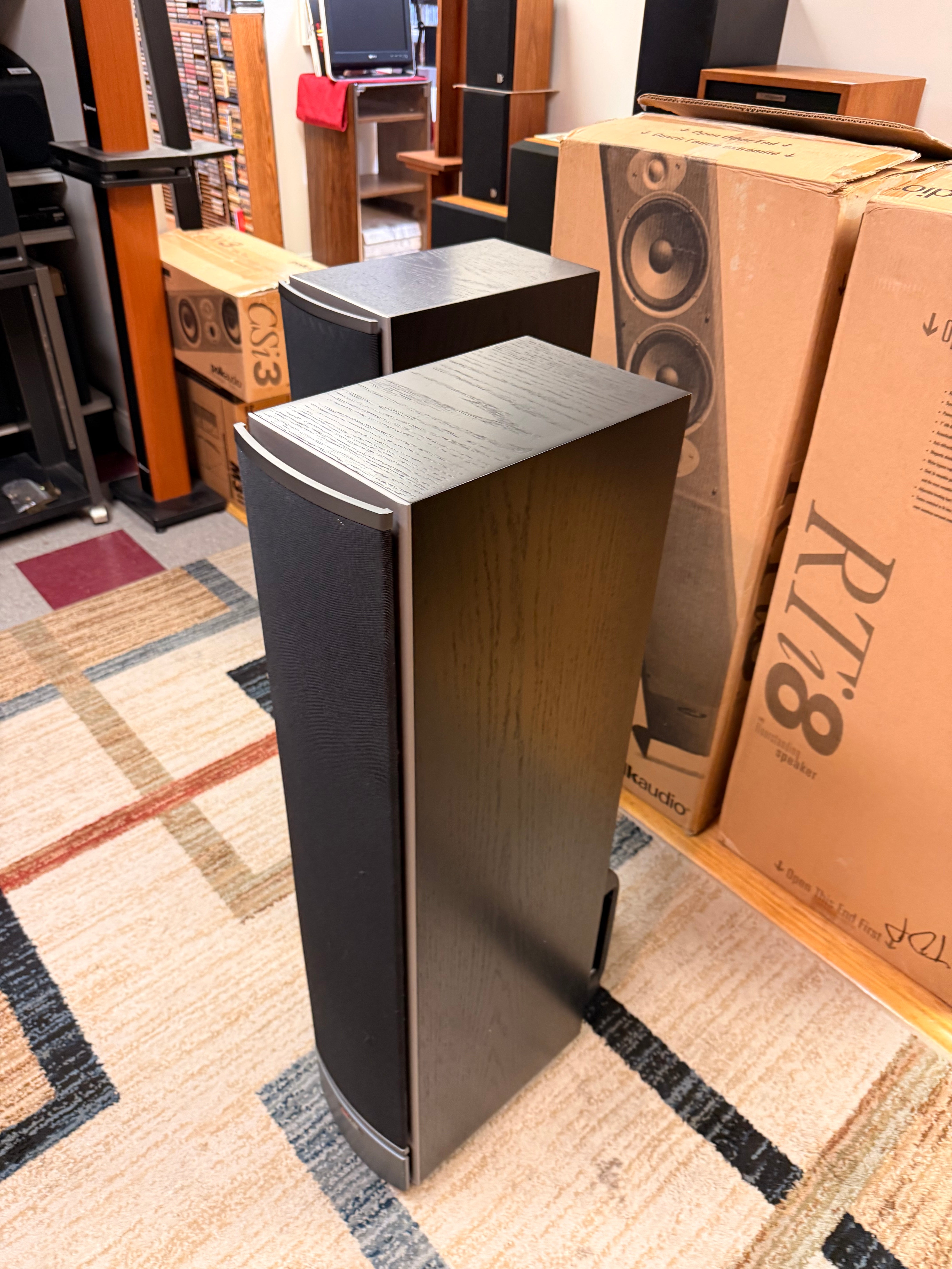 Polk Audio RTi8 Floor Standing Speakers * Original Box * Fully Serviced