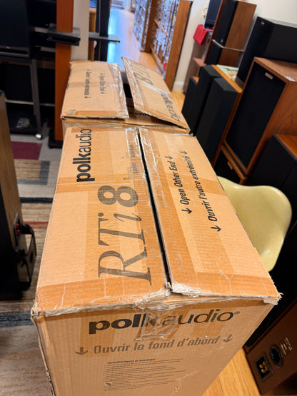 Polk Audio RTi8 Floor Standing Speakers * Original Box * Fully Serviced