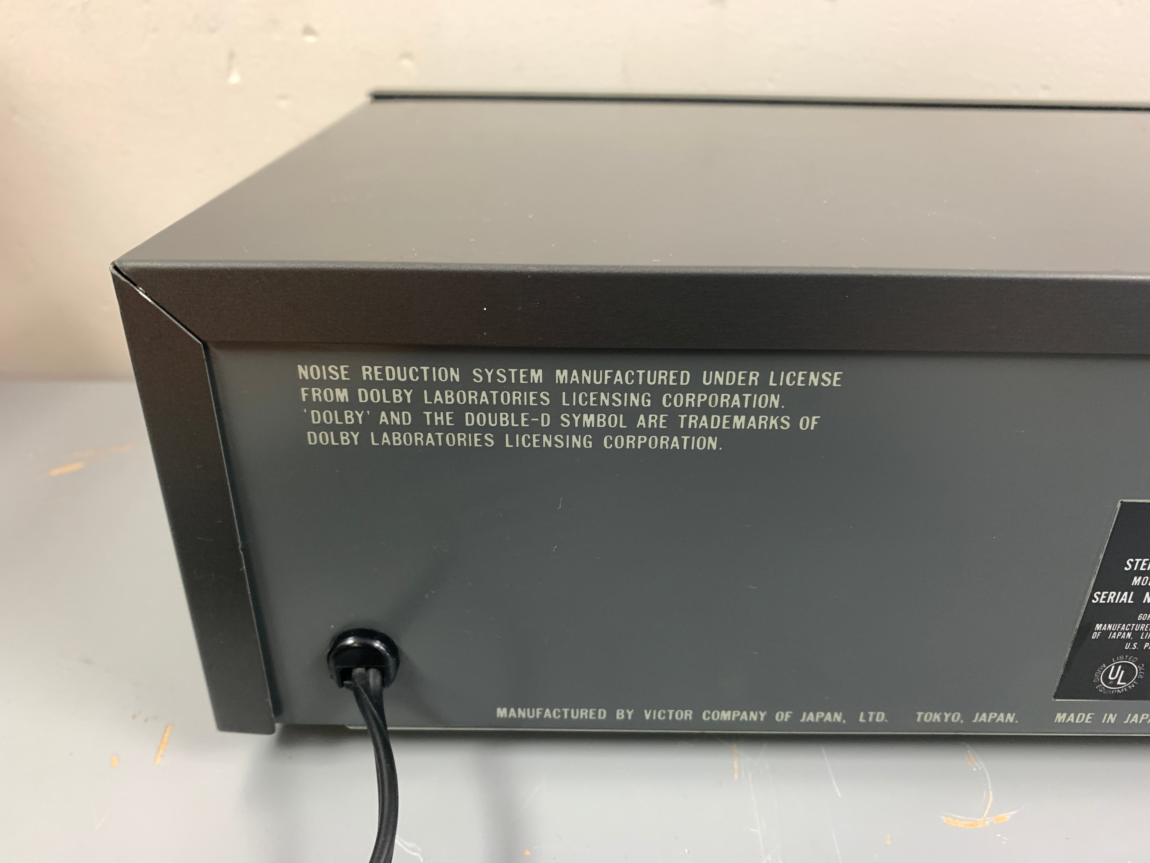 JVC TD-X201 Single Cassette Deck – The Turntable Store