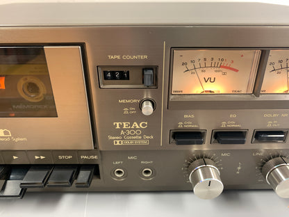 Teac A300 Single Cassette Deck * Fully Serviced !