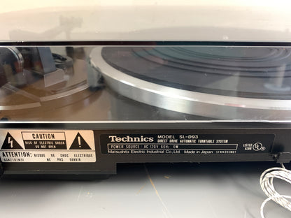 Technics SL-D93 Fully Automatic Turntable