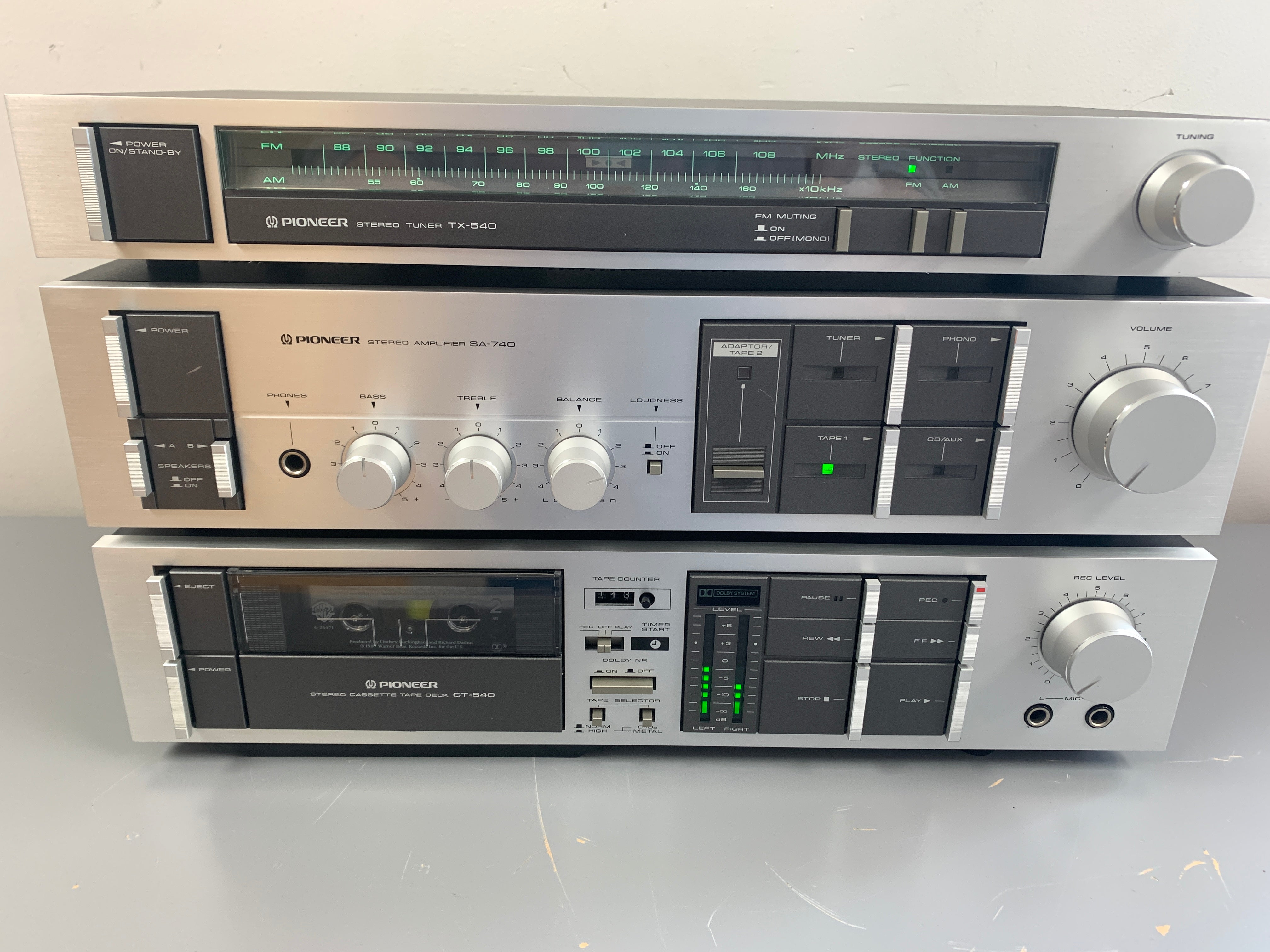 Pioneer Set * SA-740 Integrated Amplifier * TX-540 Tuner * CT-540