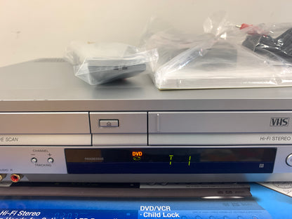 Sony SLV-D370P DVD/VHS Combo * New Open Box * Remote * Manual * Cables