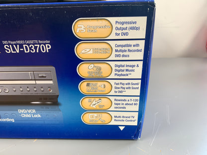 Sony SLV-D370P DVD/VHS Combo * New Open Box * Remote * Manual * Cables