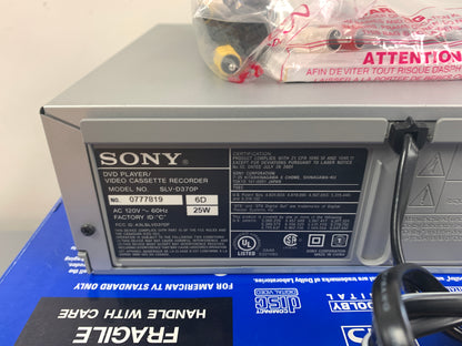 Sony SLV-D370P DVD/VHS Combo * New Open Box * Remote * Manual * Cables