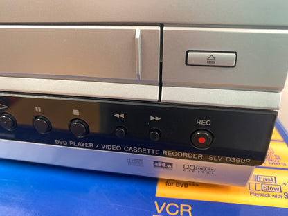 Sony SLV-D360P DVD/VHS Combo * Remote * Box