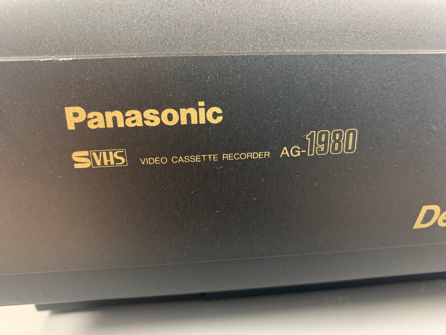 Panasonic AG-1980 Super VHS Pro Video Cassette Recorder