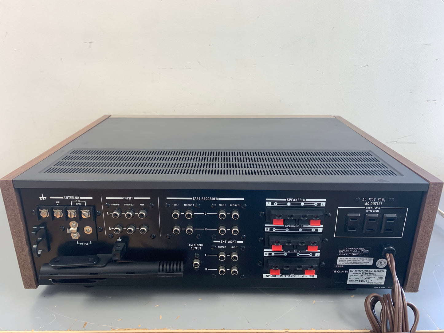 Sony STR-6800SD Stereo Receiver * 1976 * 80W RMS * LED * $100 Flat Shipping CONUS Only