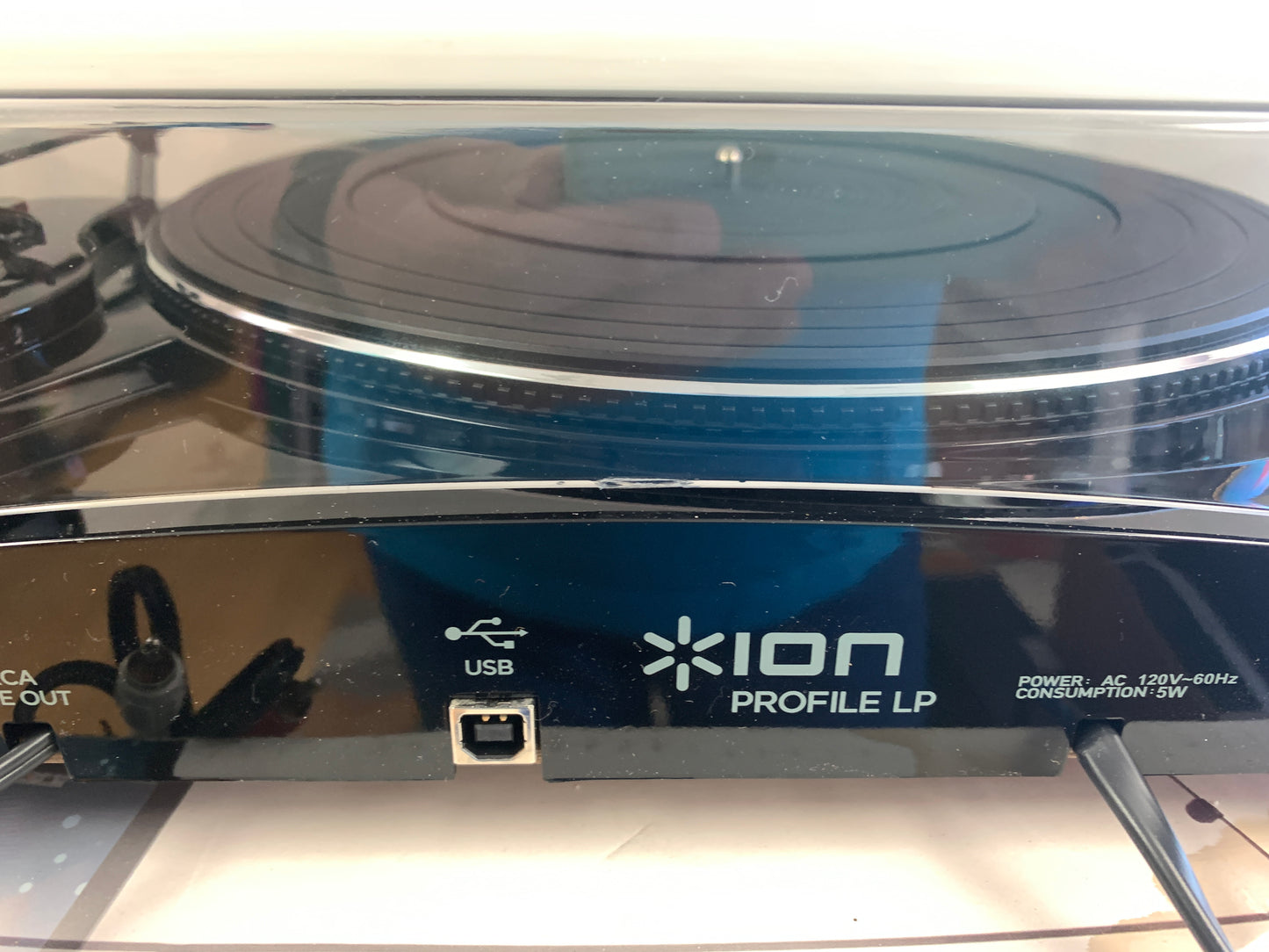 ION Profile LP * Turntable with USB Output * NEW Open Box